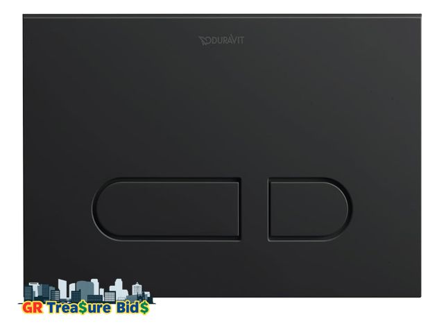 Lot 111-49403 - Duravit DWD5008031090 Toilets and Bidets, Matte Black