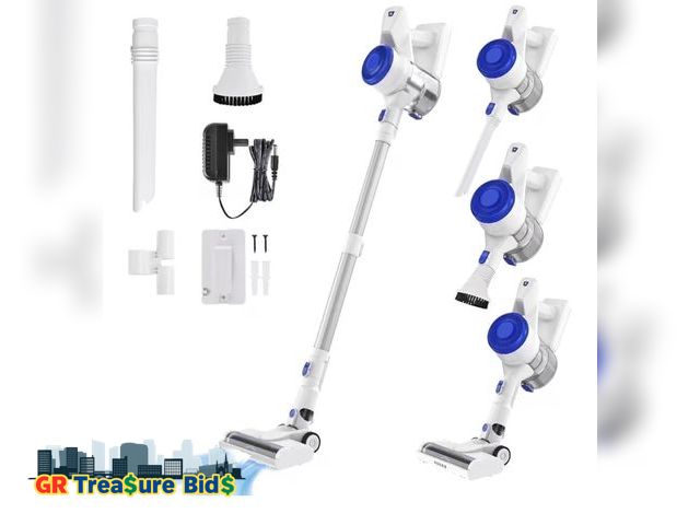 Lot 111-66262 - CareVac+ Cordless Stick Vacuum Cleaner Lightweight Upright for Carpet Hard Floor Pet Hair