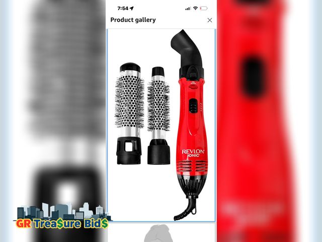 Lot 111-51710 - New Revlon 1200W Perfect Style Hot Air Kit | Style, Curl, and Volumize, 3 Piece Set