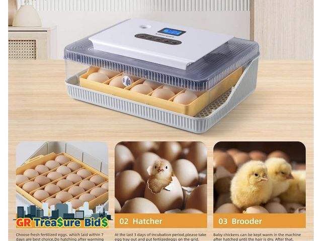Lot 111-80211 - 3.2
3.2 out of 5 stars
(13)
Incubators For Hatching Eggs 25，Egg Incubator With Automatic Egg Turning...