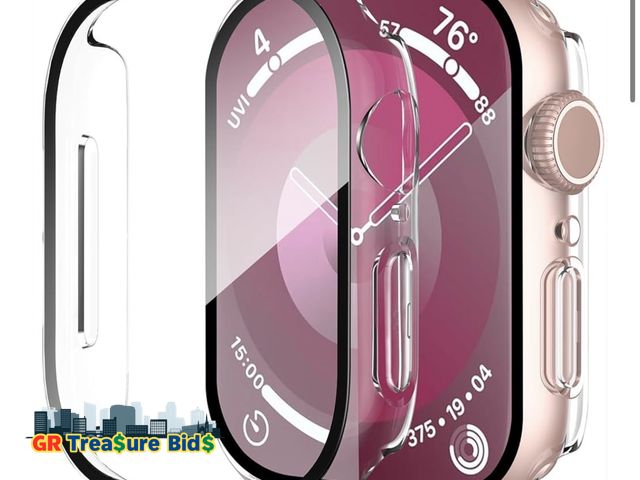 Lot 111-7262 - 2 Pack Case Compatible with Apple Watch Series 10 (2024) 42mm with Tempered Glass Screen Protector, ...