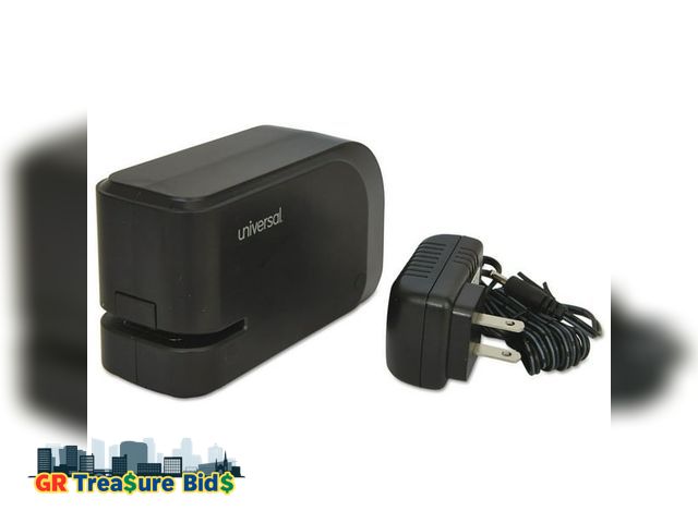 Lot 111-41563 - NEW Half-Strip Electric Stapler with Staple Channel Release Button, 20-Sheet Capacity, Black