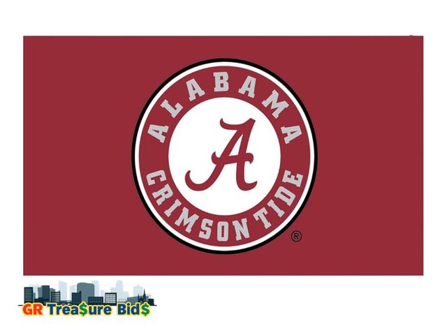 Lot 111-94259 - Team Sports America NCAA University of Alabama Sports Doormat | Indoor Outdoor Entrance | 28 x 16 In...