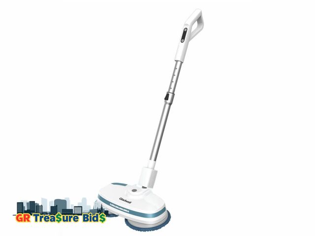 Lot 111-0121 - Cordless Electric Mop, Electric Spin Mop with LED Headlight and Water Spray, Up to 60 mins Powerful ...