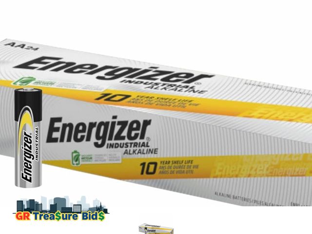 Lot 111-19154 - Energizer AA Industrial Strength Alkaline Battery 2779mAh - 24-Pack