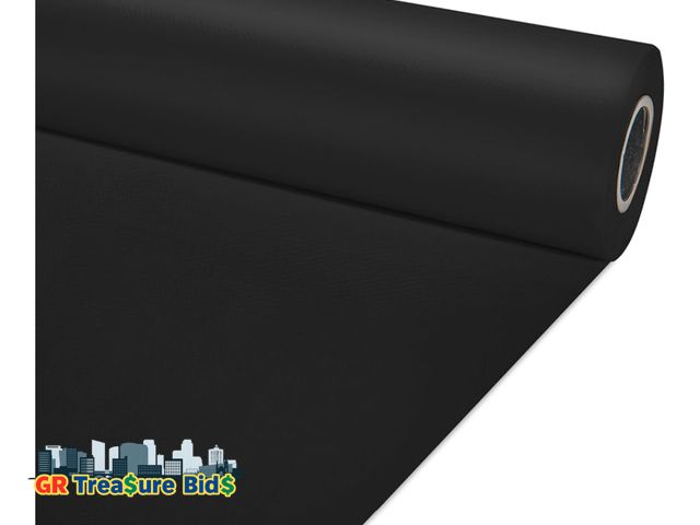 Lot 111-69789 - 13.2500YD Black Bulletin Board Paper Roll for Classroom Decorations, Back to School Wall Bulletin Bo...