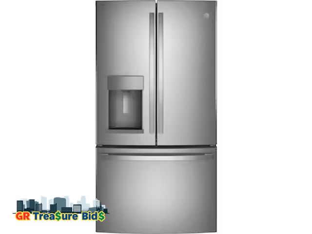 Lot 111-676767 - New GE GFE28GYNJFS Refrigerator/Freezer Standard-Depth 27.7-cu ft 3 -Door French Door Refrigerator w...