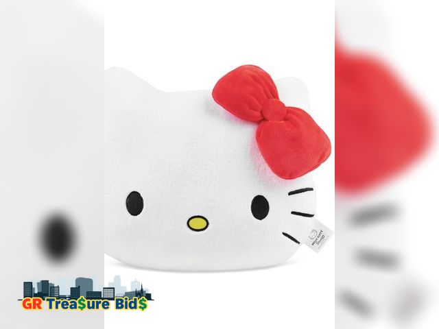 Lot 111-52137 - New Hello Kitty Sanrio Plush Cushion Pillow, Plush Throw Pillow Fluffy Cushion Kawaii Decor Cinnamor...