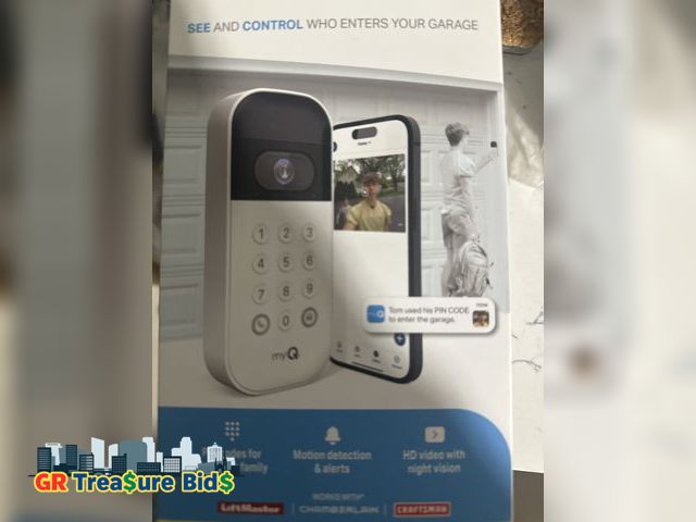 Lot 111-7556 - New My Q Smart Garage video keypad