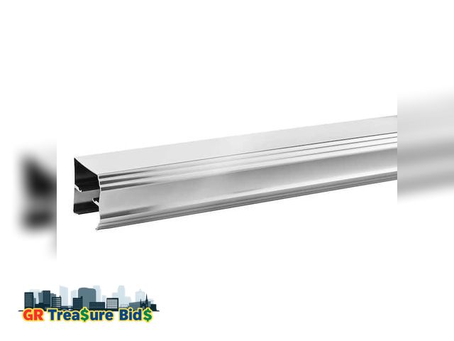 Lot 111-22334 - 59.4 in. W x 2.1 in. D Frameless Sliding Shower/Tub Hardware Assembly Kit in Chrome