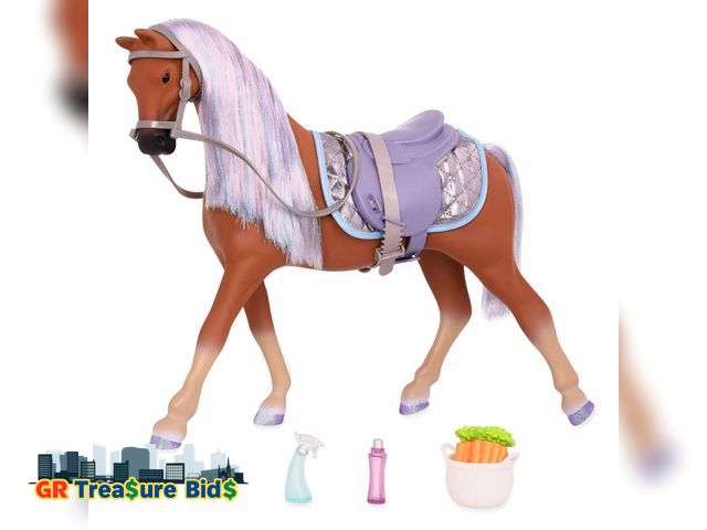 Lot 111-65626 - Glitter Girls Celestial with Accessories 14" Morgan Horse: Doll Accessories Set with Spray Bottle &a...