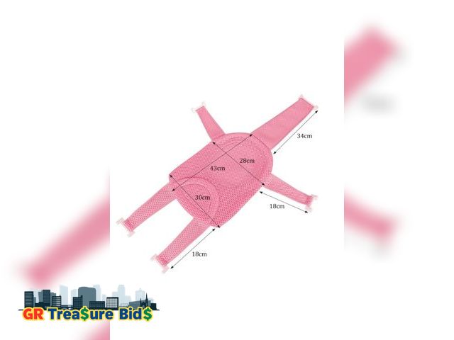 Lot 111-52287 - 1 New Baby Bath Seat Support Net Infant Bathing Support Mat Newborn Bath Tub Seat Cushion Pad with F...