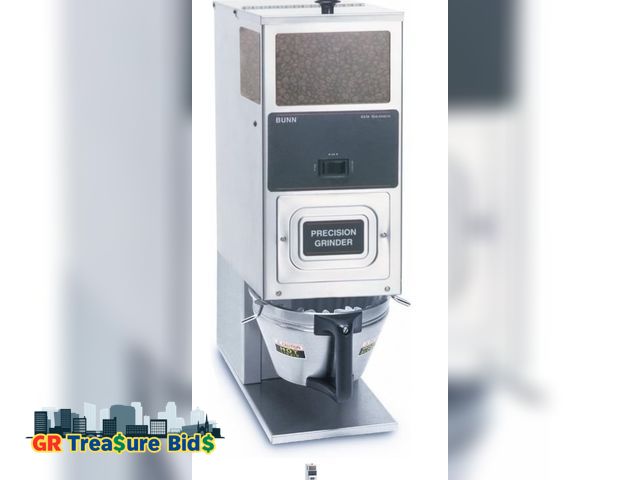 Lot 111-1124 - 1 Bunn G9 series - Stainless Steel Other BUNN G9THD S/S Portion Control Coffee Grinder with 9 Lb. Ho...