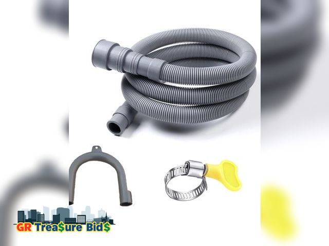 Lot 111-52247 - New HLMOptimo 6 Feet Universal Washing Machine Drain Hose Flexible Dishwasher Drain Hose Extension K...