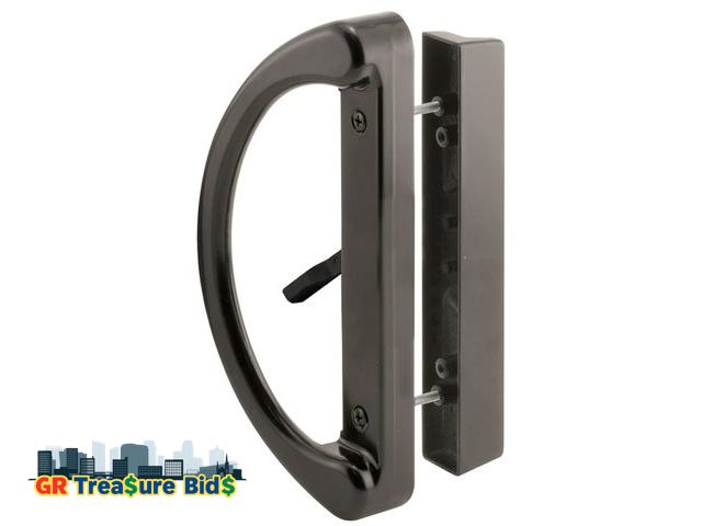 Lot 111-66756 - Prime-Line Products C 1224 Sliding Glass Door Handle, Black, Mortise Style