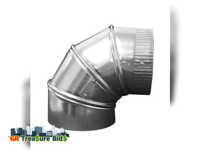 Lot 111-65350 - 14" 90 Deg. Elbow Round Duct Fitting, 26 ga.