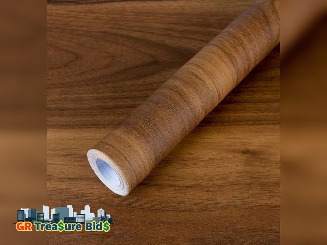 Lot 111-60703 - New COSNIGHT Wood Grain Contact Paper, Vintage Peel and Stick Wallpaper 15.7''x118'', Removable Natu...