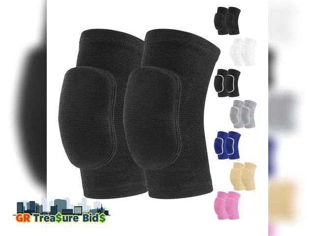 Lot 111-69306 - New Volleyball Knee Pads for Dancers, Soft Breathable Knee Pads for Men Women Younth Girls Kids Knee...