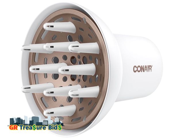 Lot 111-78565 - New Conair Double Ceramic Universal Diffuser, Adjustable Hair Dryer Attachment for Frizz-Free Curls ...
