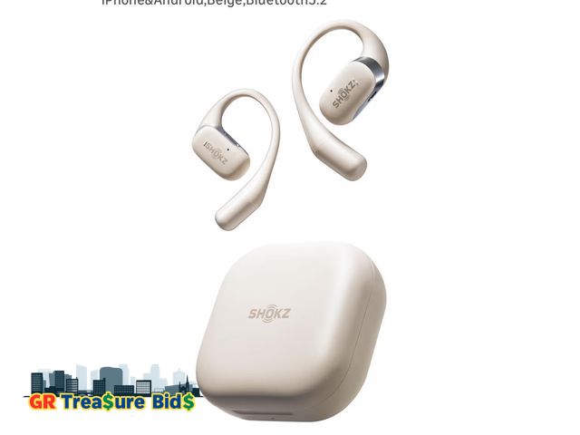 Lot 111-72772 - New $109 SHOKZ OpenFit-Open-Ear True Wireless Bluetooth Headphones with Microphone,Earbuds with Earh...