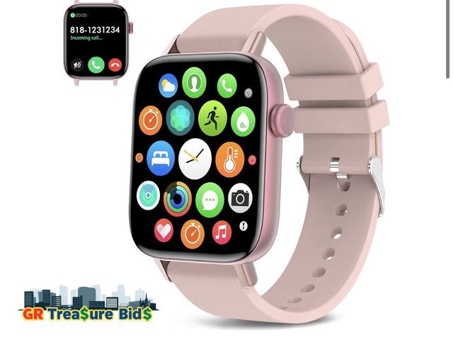 Lot 111-82672 - New 1.9" Smart Watch for Women - Bluetooth Call Fitness Tracker with Heart Rate/Sleep Monitor/Menstr...