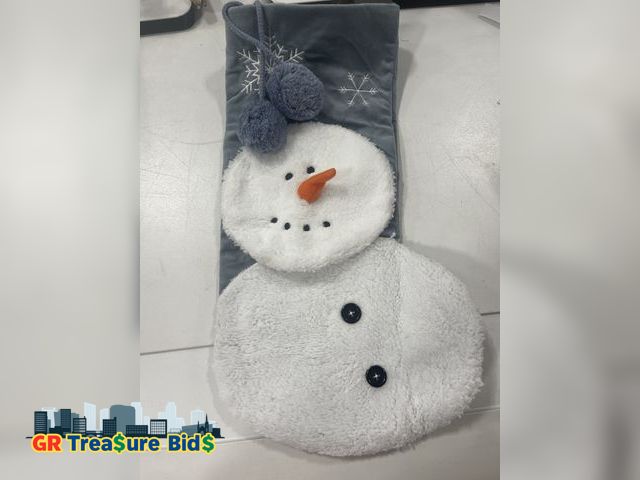 Lot 111-61548 - MOTUWE Baby First Christmas Stockings 18" Christmas Stocking Snowman Xmas Stocking Holiday Christmas...