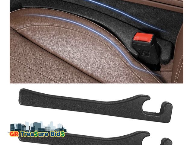 Lot 111-62467 - New 2 Pack Car Seat Gap Filler, Universal Fit Car Seat Gap Plug to Fill The Gap Between Seat and Con...
