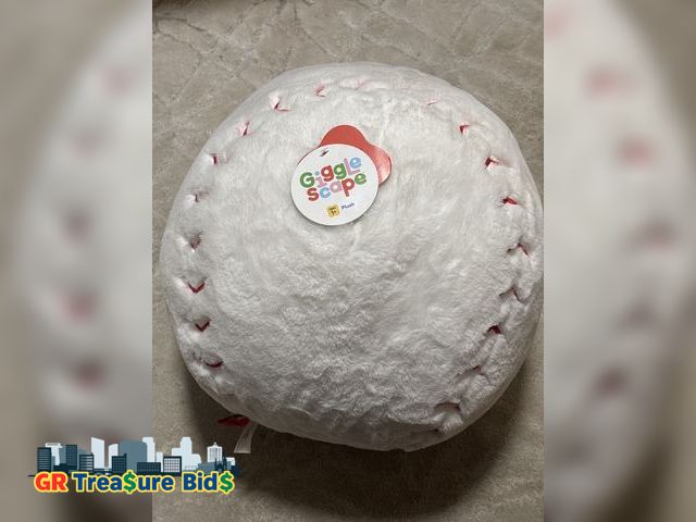 Lot 111-51919 - Baseball pillow , Giggle scape Length 16”xw.16”