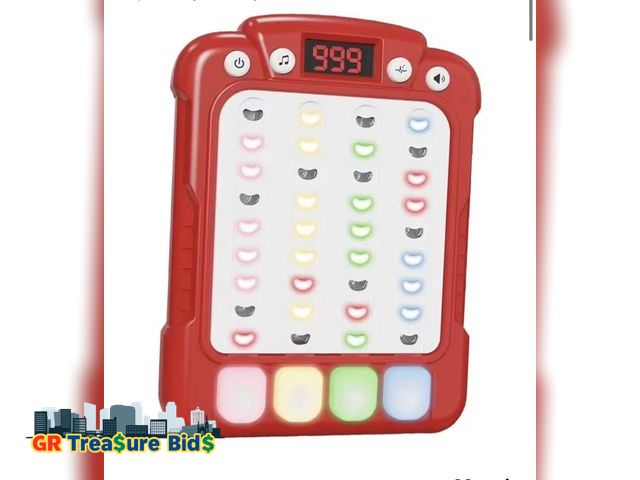 Lot 111-17338 - Milageto Rhythm Toy Children Puzzle Game Fine Motor Skill Fidget Toys Dancing Game Machine for Adult...