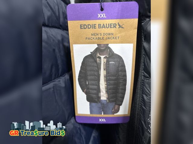 Lot 111-2060 - 1 New Eddie Bauer Men's Down Packable Jacket