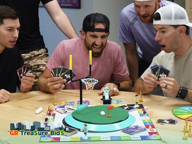 Lot 111-646828 - New Dude Perfect Board Game with Soccer Add On; Action Packed Sports Challenges for Competitive Kids...