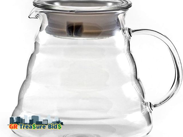 Lot 111-46902 - New Hiware 600ml Coffee Server, Standard Glass Coffee Carafe, Coffee Pot, Clear