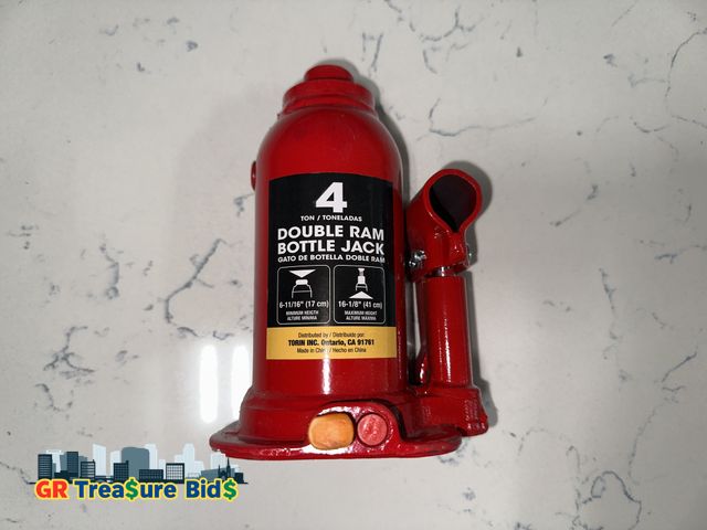 Lot 111-92260 - Base Only - Torin 4 Ton Double Ram Bottle Jack Base - Out of Box - BP3