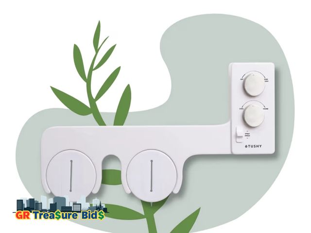 Lot 111-72672 - TUSHY Basic 2.0 Bidet Toilet Seat Attachment | Warm-Water Optional. Modern Sleek Design. Fresh Clean...