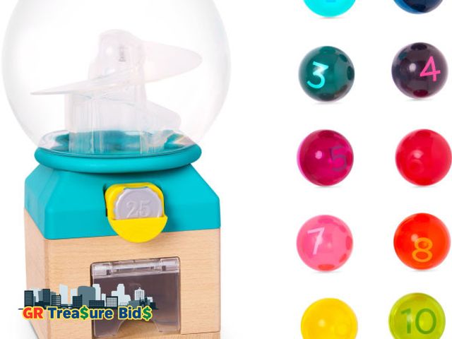 Lot 111-609627 - New Rainbow Gumballs Gumball Machine