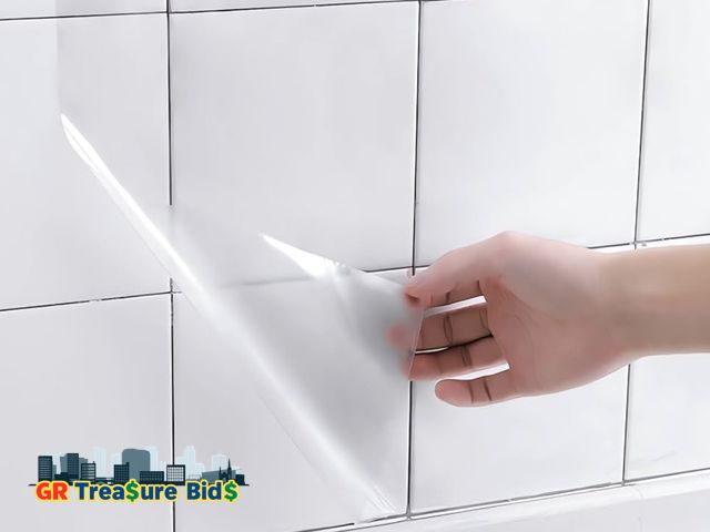 Lot 111-36754 - CiCiwind Contact Paper Clear Glossy Self Adhesive Film Covering Removable Protective Film Contact Pa...