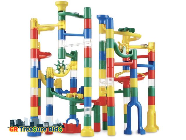 Lot 111-890763 - New MindWare Marble Run: 70 Piece Set (STEM Building Set for Kids