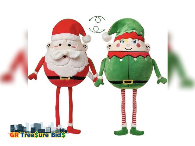 Lot 111-70571 - Elf Decorations Plush Doll, Santa Elf Plush Toy Novelty Stuffed Elf Birthday Holiday Plushies Gift B...
