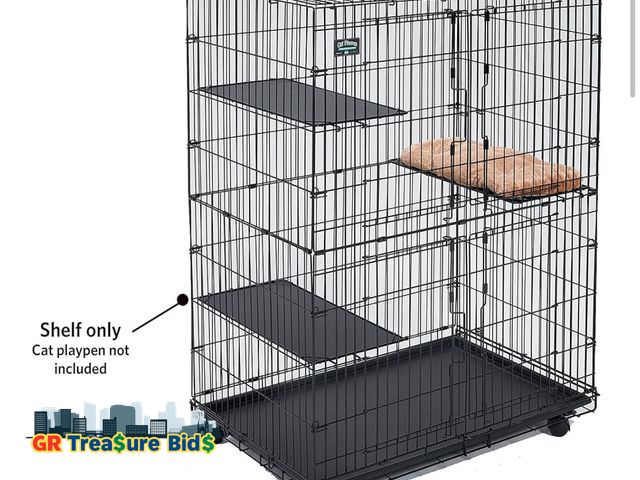 Lot 111-2342 - New MidWest Homes for Pets Replacement Cat Shelf for Cat Playpen/Cat Cage by Midwest | Model 130