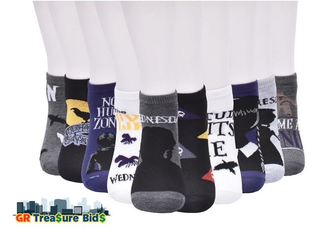 Lot 111-63662 - New Wednesday Womens 10-Pack Low-Cut Socks, Sock Size 9-11