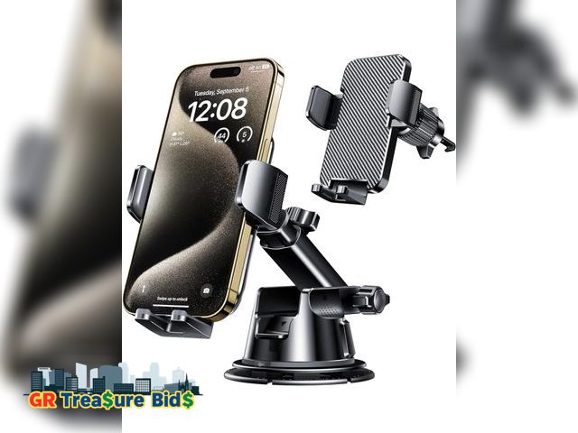 Lot 111-42242 - Qifutan Dash Mounted Holders Phone Holders for Your Car Phone Mount for Car Windshield Dashboard Air...