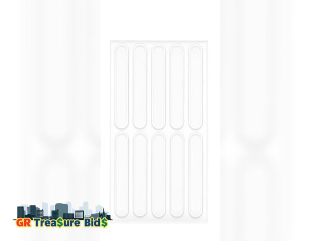Lot 111-98506 - 10Pcs Furniture Bumpers Silicone Clear Cabinet Door Bumper Noise Dampening Pads Door Handle Protecti...