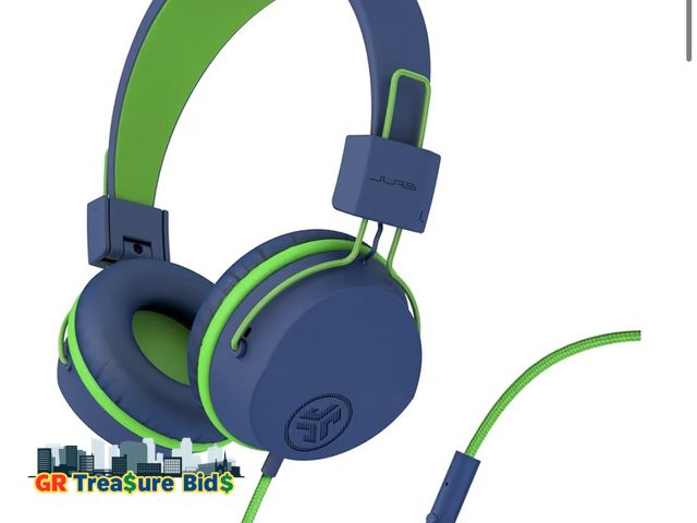 Lot 111-478662 - New JLab JBuddies Studio On-Ear Kids Wired Headphones, Toddler Headphones, Kid Safe, Studio Volume S...