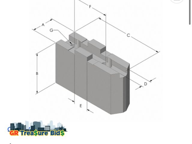 Lot 111-59069 - $1602 Value : set of 3 ABBOTT WORKHOLDING PRODUCTS MTG16MDS1 Lathe Jaw
Item: CN7XWV
Model: MTG16MDS1...