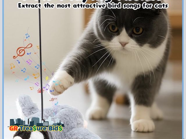 Lot 111-97738 - New YAKINI Flying Bird Cat Toy, 2026 Upgrade Flapping Bird Cat Toy Flying Bird Cat Toys for Indoor C...