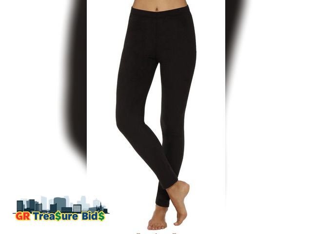 Lot 111-50115 - New Cuddl Duds ClimateRight Women's Stretch Fleece Warm Underwear Leggings size M.