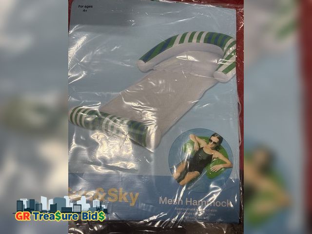 Lot 111-52416 - Inflatable Pool Floats Adult Size Water Hammock,Pool Rafts Lounge Chairs Floating,59 inches x 37.75”...