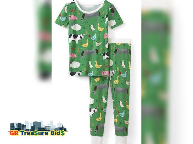 Lot 111-51109 - 2 pieces New Toddler girl &amp; boy Clothes-Viscose Made from Bamboo, Short Sleeve Top with Long Pan...