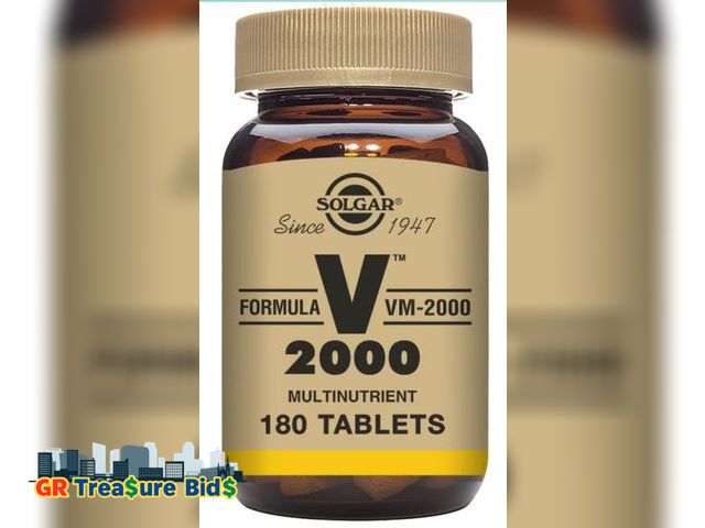 Lot 111-72593 - Formula VM-2000
Solgar Formula VM-2000 (Multinutrient System), 180 Tablets - Premium Quality Multipl...