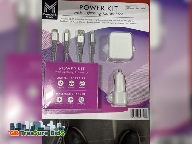 Lot 111-512337 - New Members Marke - Power kir Members Mark power kit with lighting connector